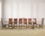 A beautifully crafted large 19th century trestle dining table constructed from oak in a rustic country French Provincial...