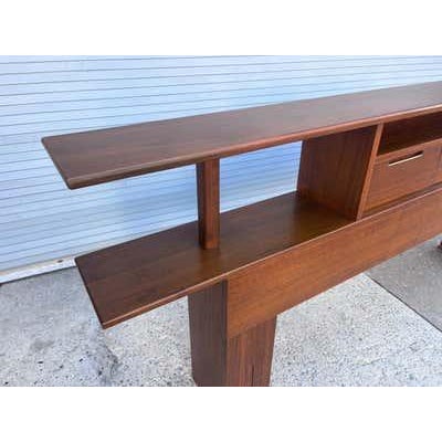 Cavalier Queen Size Headboard, Walnut, Mid-20th Century, 1958, USA For Sale In Philadelphia - Image 6 of 11