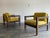 Modernist Club Chairs in Rush and Brass - Set of 2 For Sale - Image 12 of 12
