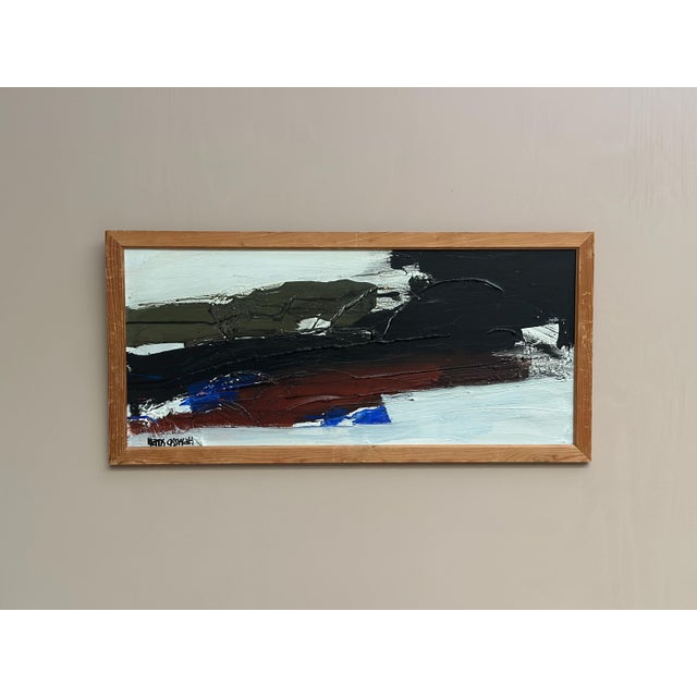 Hans Osswald, Hurricane, 1960s, Oil on Panel, Framed For Sale - Image 6 of 17