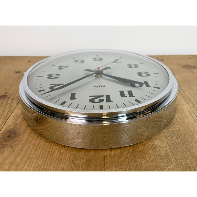 Vintage Electric Wall Clock from Nufa, 1960s For Sale - Image 11 of 18