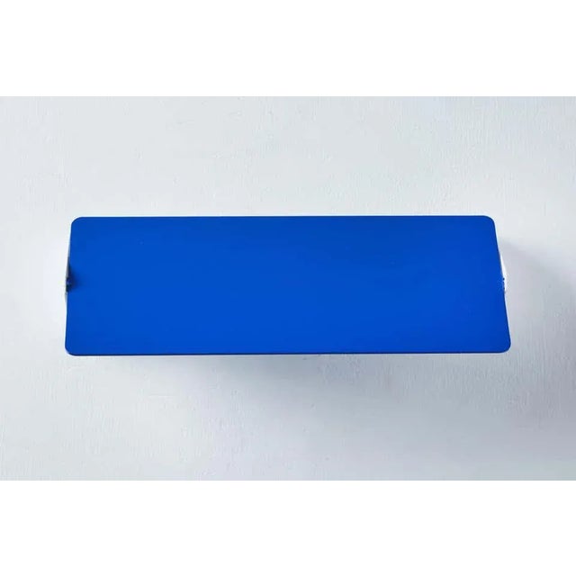 Nemo Lighting Large Charlotte Perriand 'Applique à Volet Pivotant Double' Wall Light in Blue For Sale - Image 4 of 12