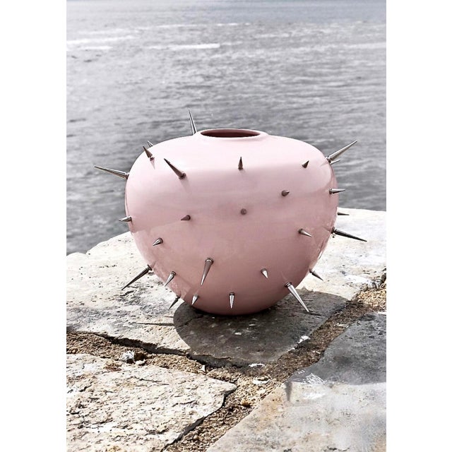 Handcrafted Stoneware Vase by Neo Design Studios For Sale - Image 6 of 10