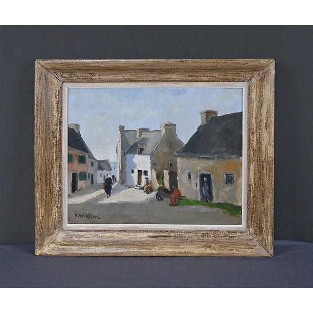 H. Albert, Village Scene, Oil on Canvas, 20th Century For Sale - Image 10 of 17