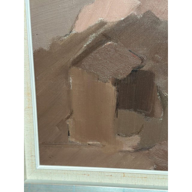 Rolf Magnusson, Muted Landscape, 1950s, Oil on Canvas, Framed For Sale - Image 12 of 18