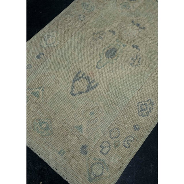 Turkish Turkish Oushak Runner Rug 2'10" x 16'3" #17821 For Sale - Image 3 of 8
