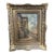Antique Impressionistic Italian Scenic Landscape Street Scene Oil Painting on Board Circa 1900, Framed For Sale