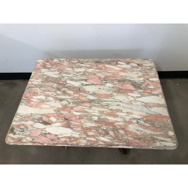Vintage Victorian Eastlake Style Pink Marble Top Coffee Table Chairish