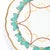 Set of 16 Turquoise & 24k Gilt Border Porcelain Dinner Plates by Hutschenreuther For Sale - Image 15 of 16