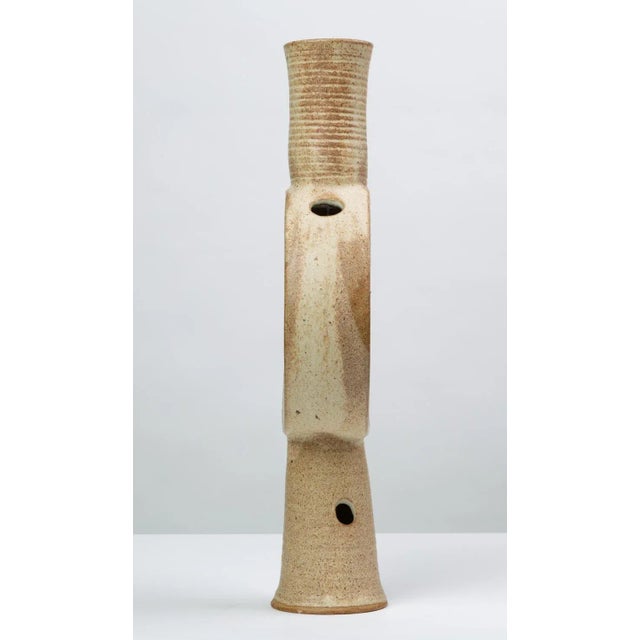 Sculptural Multi-Opening Studio Pottery Vase or Centrepiece For Sale - Image 4 of 12