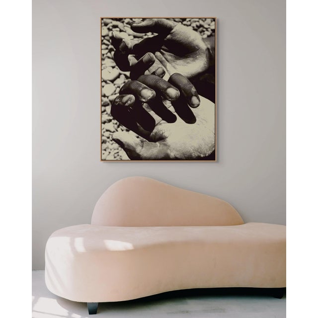 Exclusively available in the U.S. through ART AT HOME, Hands is a limited edition black-and-white photograph by Lithuanian...