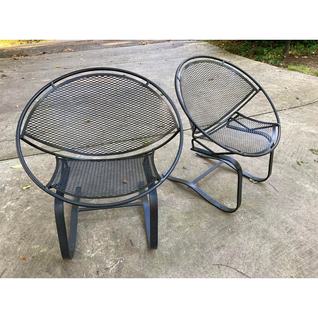 tempestini for salterini cantilever chairs - a pair. in vintage condition more photos available beautiful pair, made in...