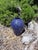 Onofrio Acone Blue Handcrafted Italian Ceramic Vessel For Sale In Tampa - Image 6 of 7