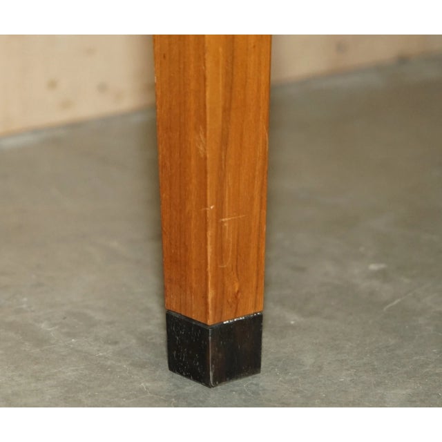 Stunning Vintage 1994 David Linley Burr Walnut Amboyna Wood Large Console Table For Sale In Dallas - Image 6 of 18
