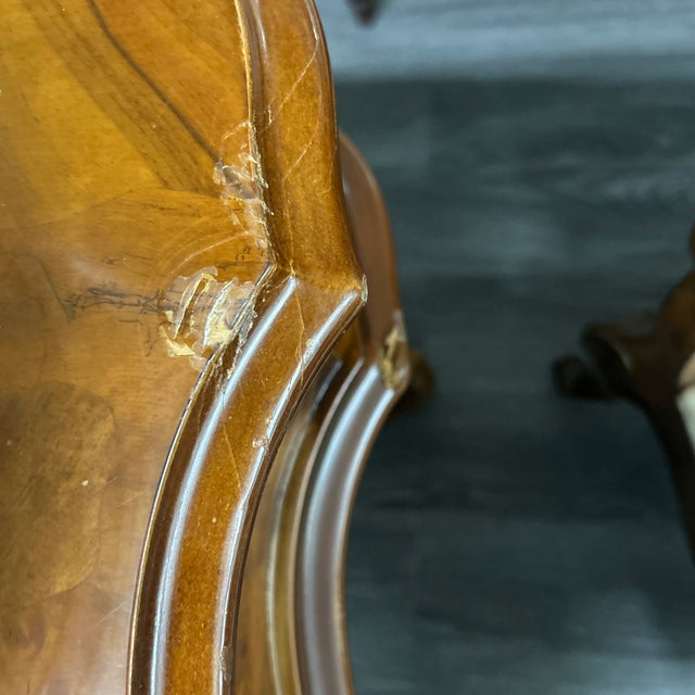 Antique French Inlaid Marquetry Bureau Plat Desk For Sale In Miami - Image 6 of 6