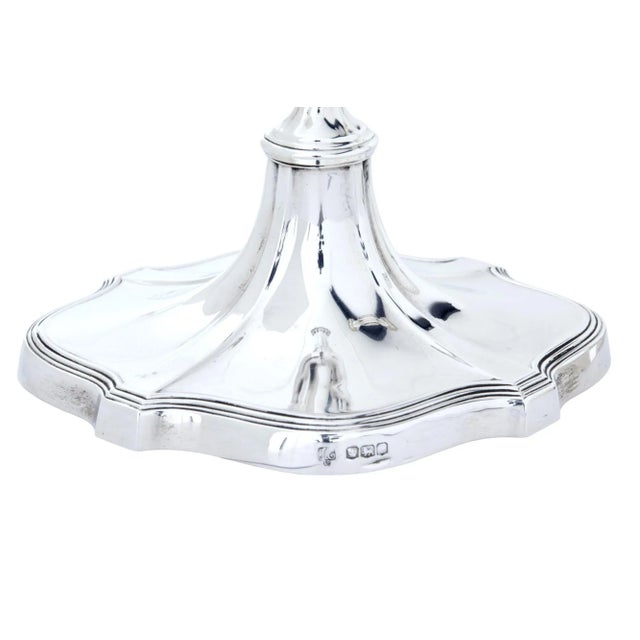 Metal Early 20th Century Sterling Silver Candlesticks, Set of 2 For Sale - Image 7 of 9