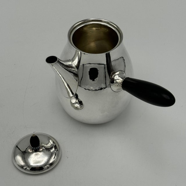 Georg Jensen Six Piece Sterling Silver Tea and Coffee Service Denmark 1915 For Sale In New York - Image 6 of 14