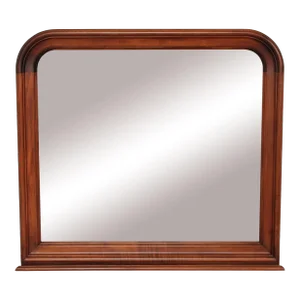 Nichols & Stone ZLouis Philippe Style 'Marseilles' Cherry Wall or Dresser Mirror