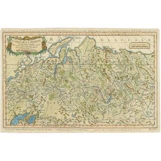 Antique Map of Siberia by Bellin, 1754 For Sale