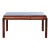 Campaign Style Cherry Console Table For Sale