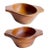 1960s Taverneau Wood Snack Bowls in the Style of Arthur Umanoff, Set of 2 For Sale - Image 9 of 9