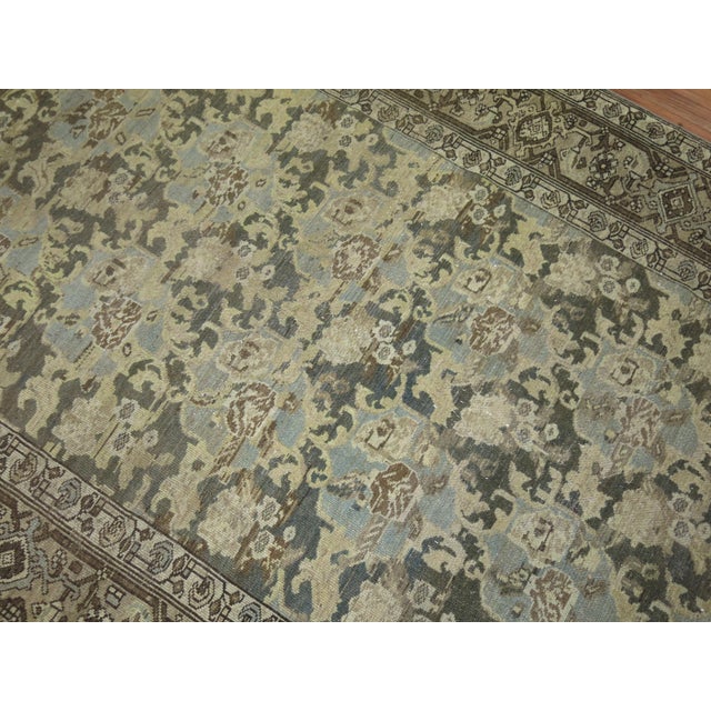 Textile Early 20th Century Zabihi Collection Corridor Persian Malayer Runner - 5'6" x 16'10" For Sale - Image 7 of 10