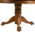 Early 20th Century Antique Oak Pedestal Dining Table With Lion's Paw Feet For Sale - Image 5 of 5