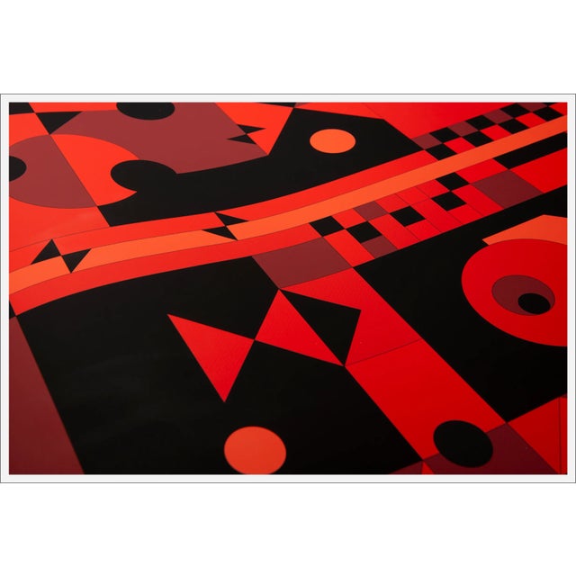 Kostas Neofitidis, Red Ray, 21st Century, Print on Fine Art Paper For Sale - Image 4 of 6