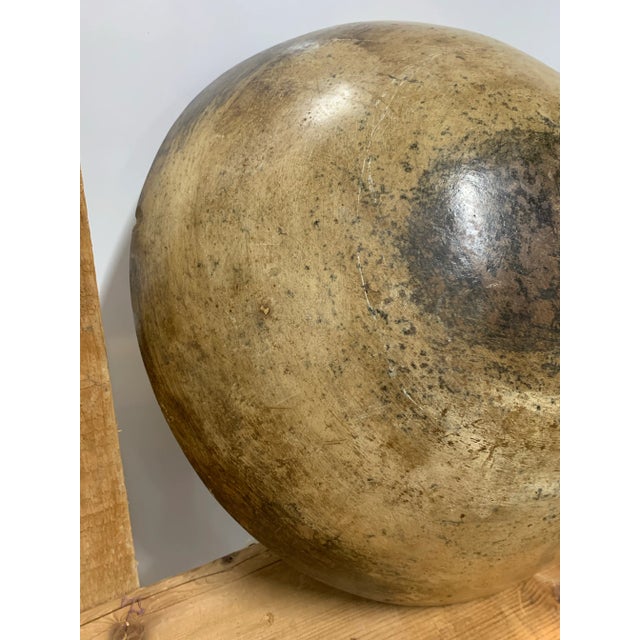 Large Antique Earthenware Bowl For Sale - Image 9 of 11