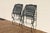 Vintage Pair of French Wrought Iron Folding Patio Chairs by Hervé Baume | Outdoor Armchairs | France 1970s For Sale - Image 18 of 18