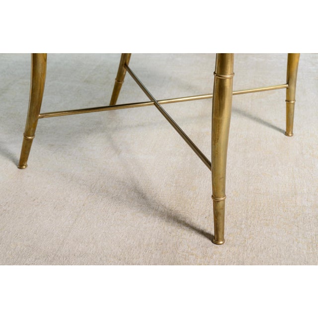 Set of 10 Brass Bamboo Imperial Chairs by Weiman Warren Lloyd for Mastercraft For Sale - Image 17 of 18
