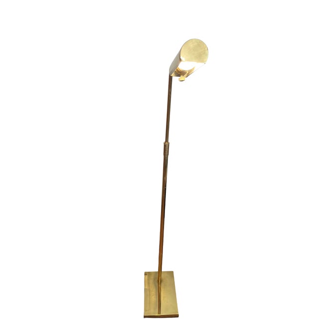 Koch & Lowy Vintage Koch and Lowy Brass Floor Lamp For Sale - Image 4 of 6