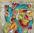Folk Art Vintage Mexican Folk Art Amate Bark Painting – "Birds of Paradise" For Sale - Image 3 of 8