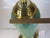 Mid 20th Century Table Lamp Hollywood Regency / Classical, Lighting Electric, Green & Brass Finish Metal For Sale - Image 6 of 11