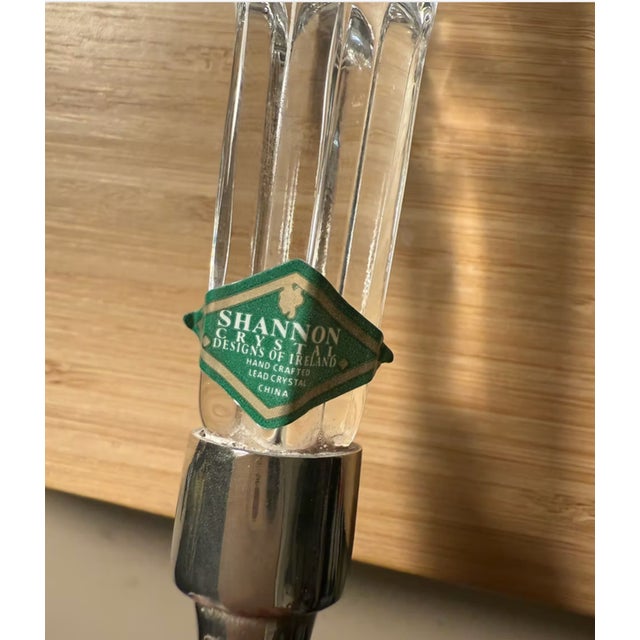 Art Deco 1960s Shannon Godinger "Versaille" | Salad Servers | Set of 2 For Sale - Image 3 of 6