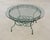 Late 20th Century o.w. Lee American Regency Style Wrought Iron and Glass Scrolled Garden Table For Sale - Image 5 of 18