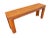 1980s Vintage Solid Walnut Console Table For Sale - Image 5 of 9