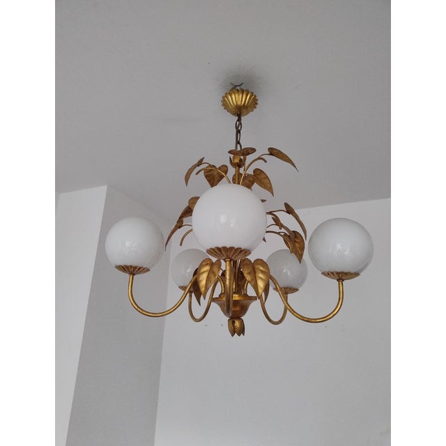 Italian Hollywood Regency Chandelier by Hans Högl, 1960s For Sale - Image 4 of 11