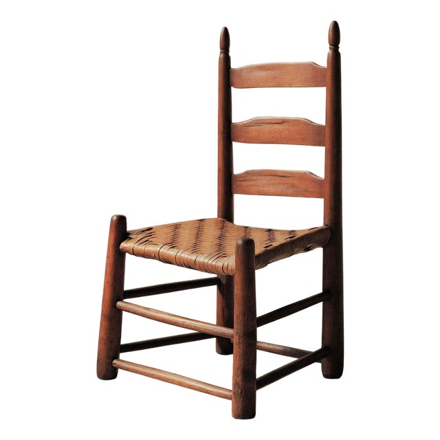 Low Chair in Wood, USA, 1900s For Sale