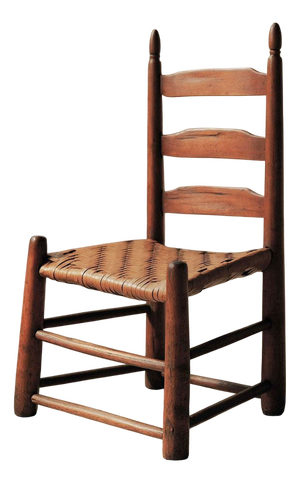 Low Chair in Wood, USA, 1900s