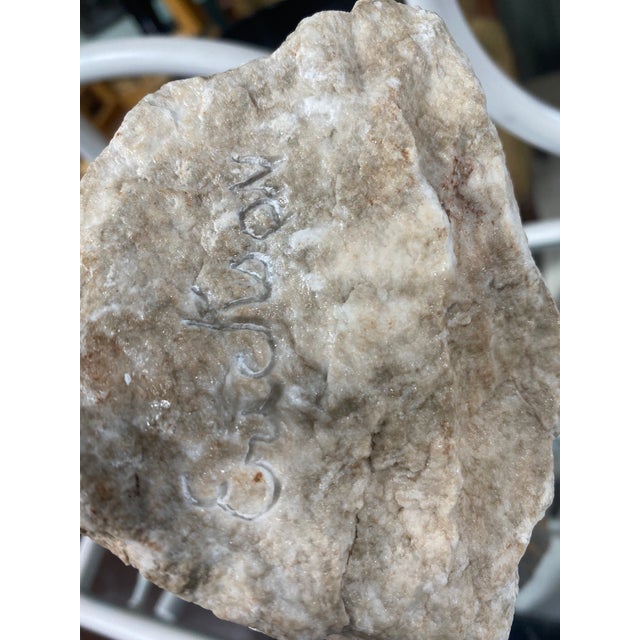 Mid 20th Century Erickson Native American Sculpture on a Solid Wood Base For Sale In Detroit - Image 6 of 13