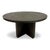 Round Black Concrete Moon Coffee Table, 1980s For Sale - Image 12 of 12