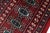 1990s Rustic Bokhara Red Green Hand Knotted Rug For Sale - Image 5 of 9