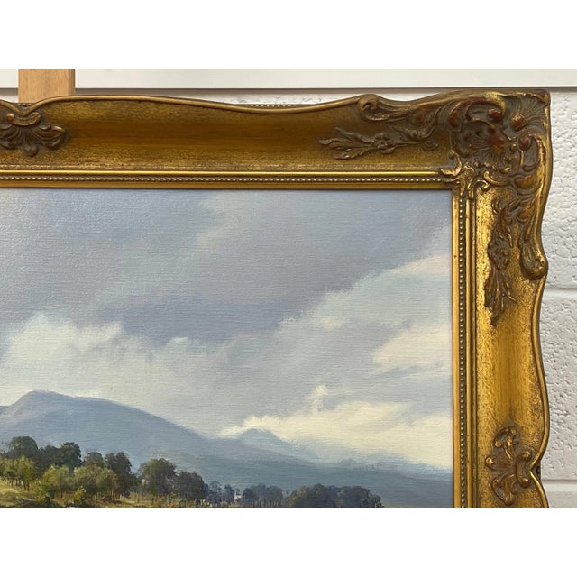 Denis Thornton, Original Post-War Painting of Mournes from Duldrum Ireland by Modern Artist, 1980 Circa For Sale - Image 10 of 13