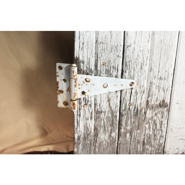 Antique Outhouse Door With a Crescent Moon For Sale - Image 10 of 10