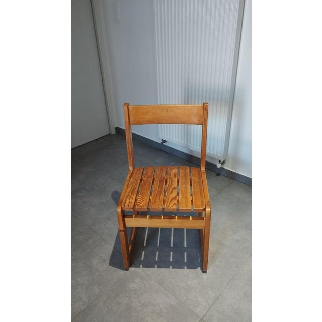 1960s DLG Sled Chairs by Charlotte Perriand and André Sornay, 1960s, Set of 4 For Sale - Image 5 of 18