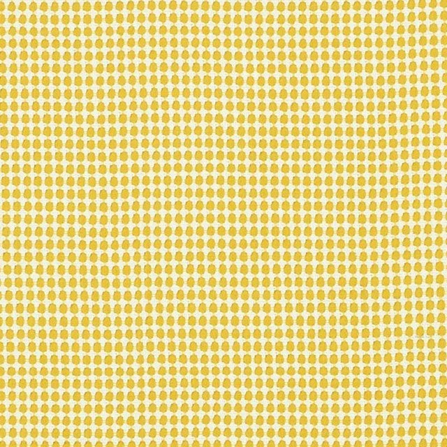 Abstract Schumacher Zipster Fabric in Yellow For Sale - Image 3 of 3