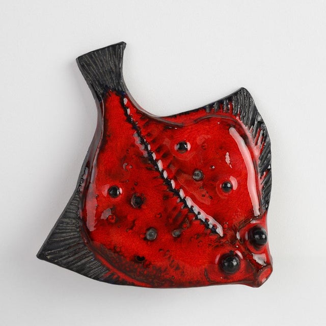 Mid‑Century Ceramic Fish from Amphora, Belgium, 1960s For Sale - Image 11 of 11