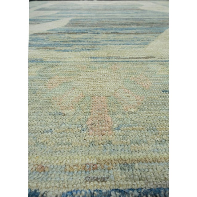 Early 21st Century Turkish Oushak Rug 9' x 11'6" #18534 For Sale - Image 5 of 8