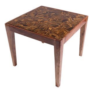 Golden Tiger Eye Side Table For Sale